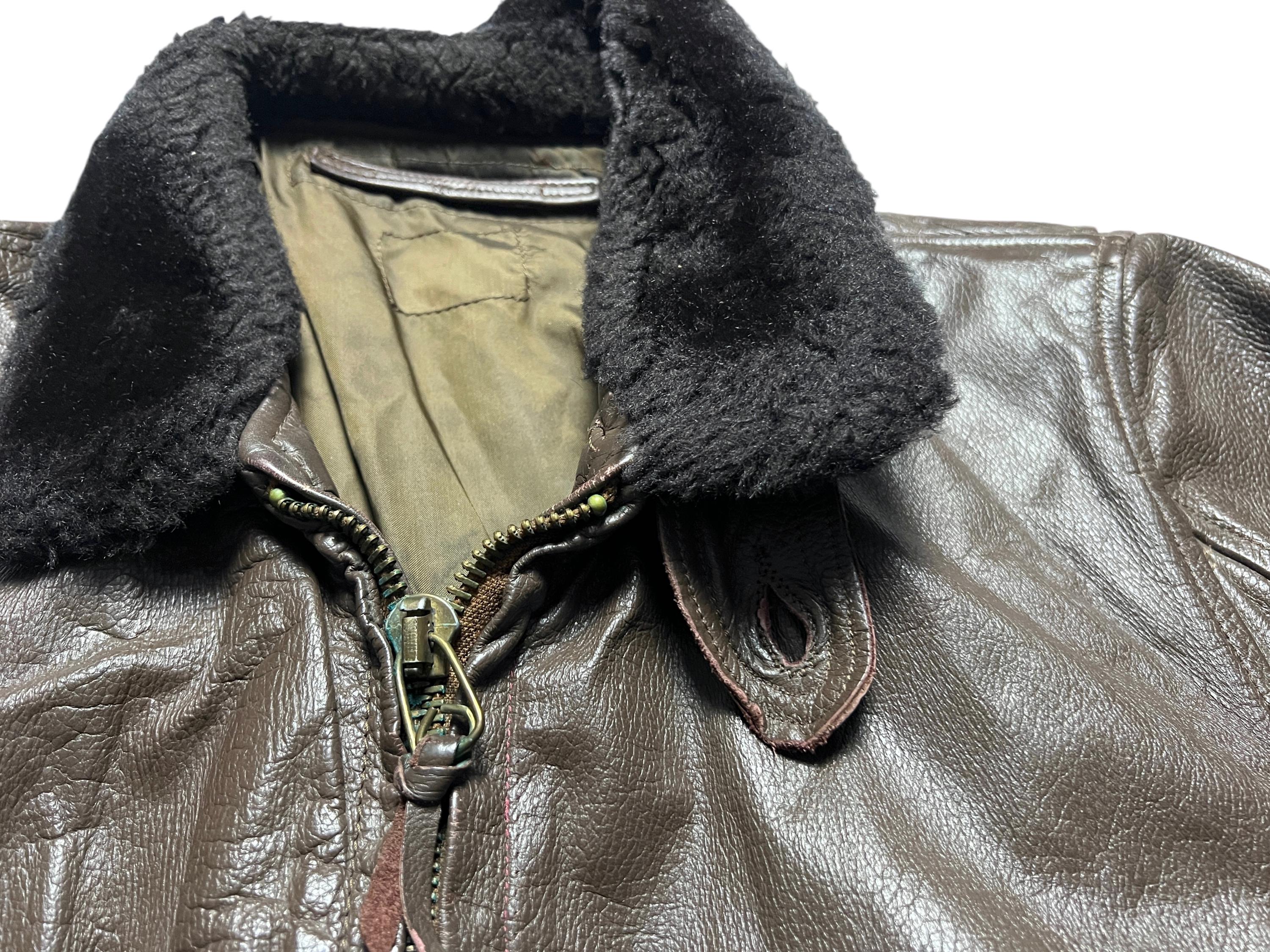 Vintage US NAVY G-1 Flight Jacket ~ Size 44 / Large ~ Bomber Vintage US NAVY G-1 Flight Jacket ~ Size 44 / Large ~ Bomber