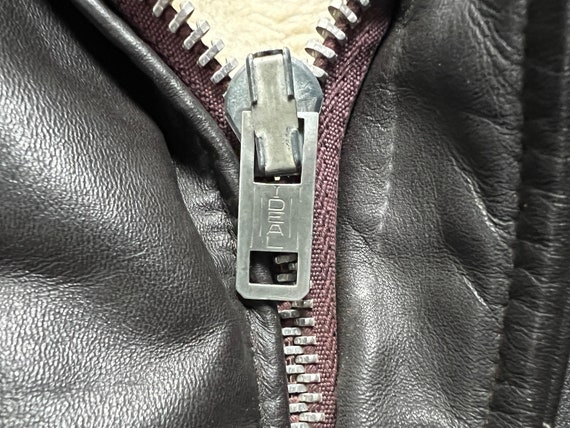 Vintage USA Made COOPER Leather Flight Jacket ~ s… - image 4