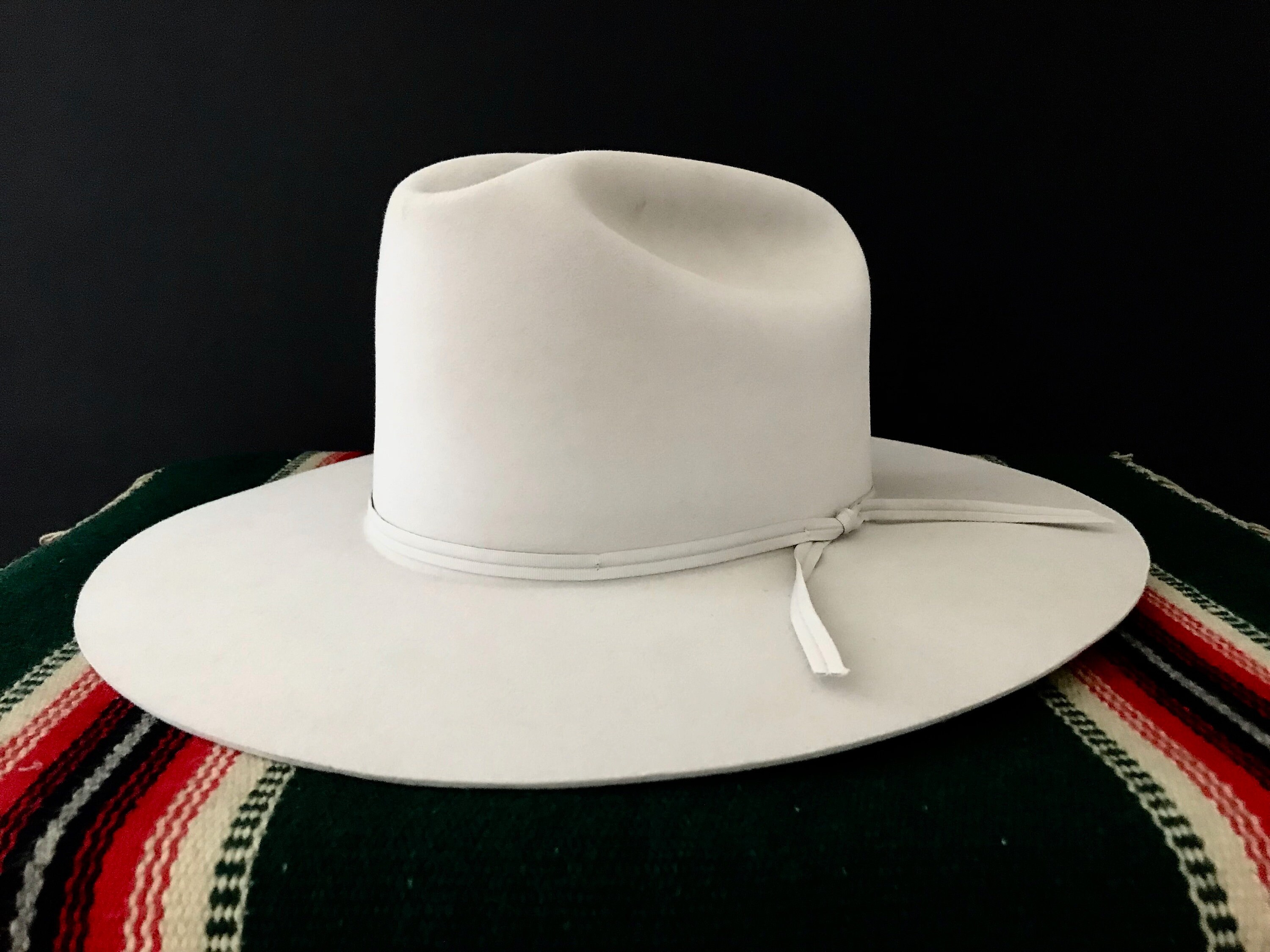 Vintage FINCHER'S Cowboy Hat Size 7 3/8 