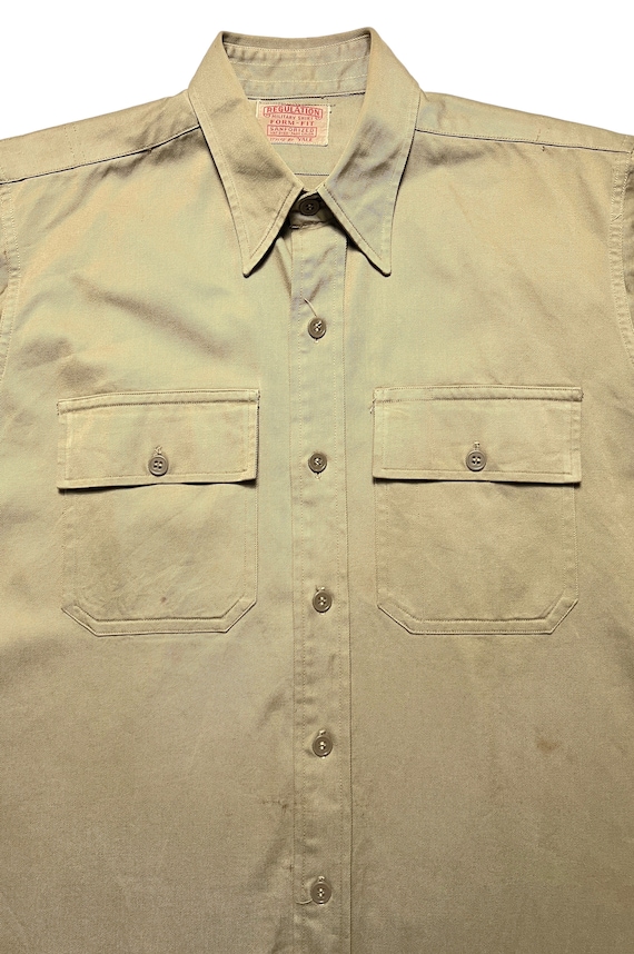 希少】salvy ZIMBABWE TWILL MILITARY SHIRT