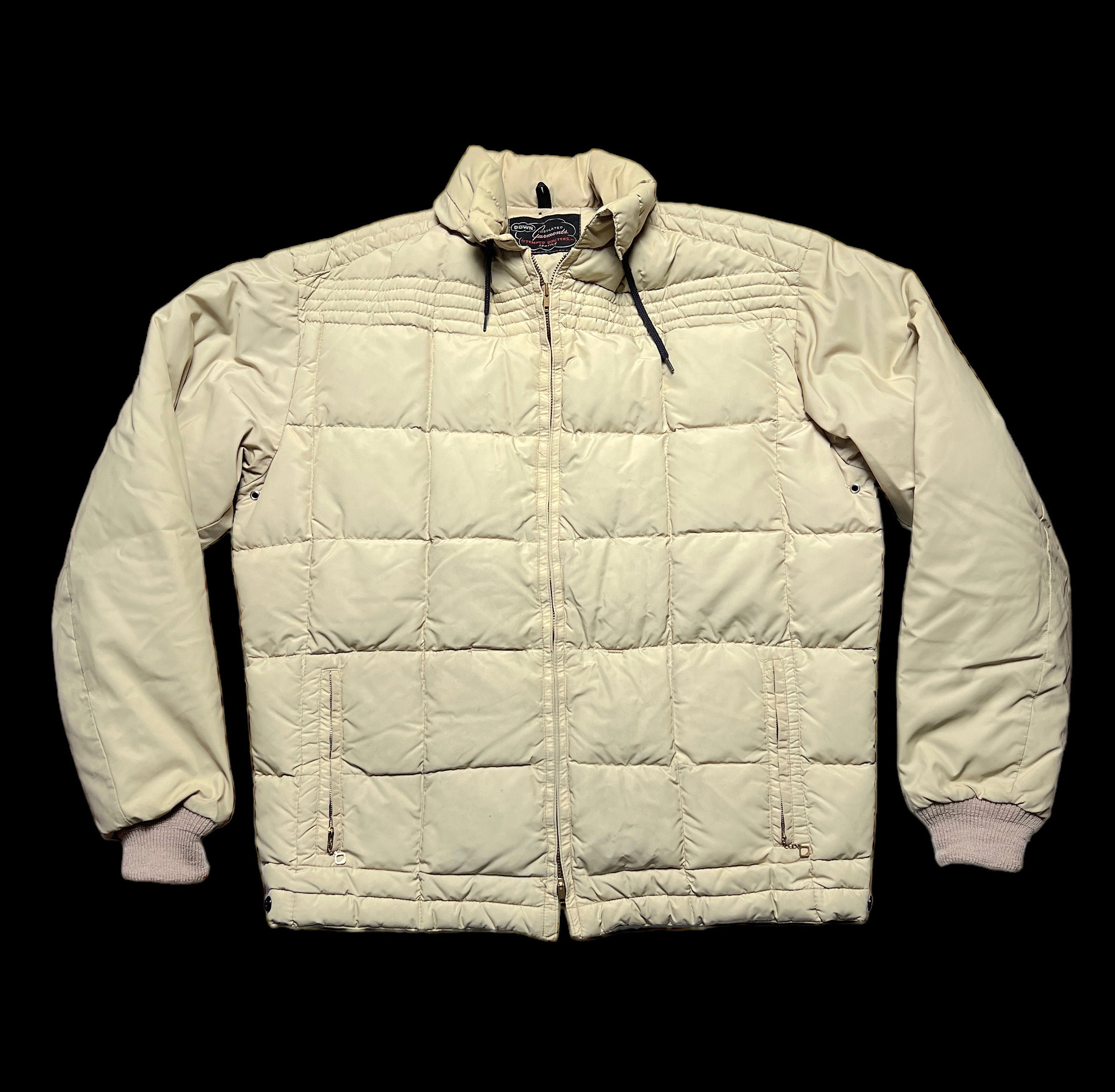 Vintage 1960s TEMPCO Down Jacket ~ M ~ Winter Coat / Parka 