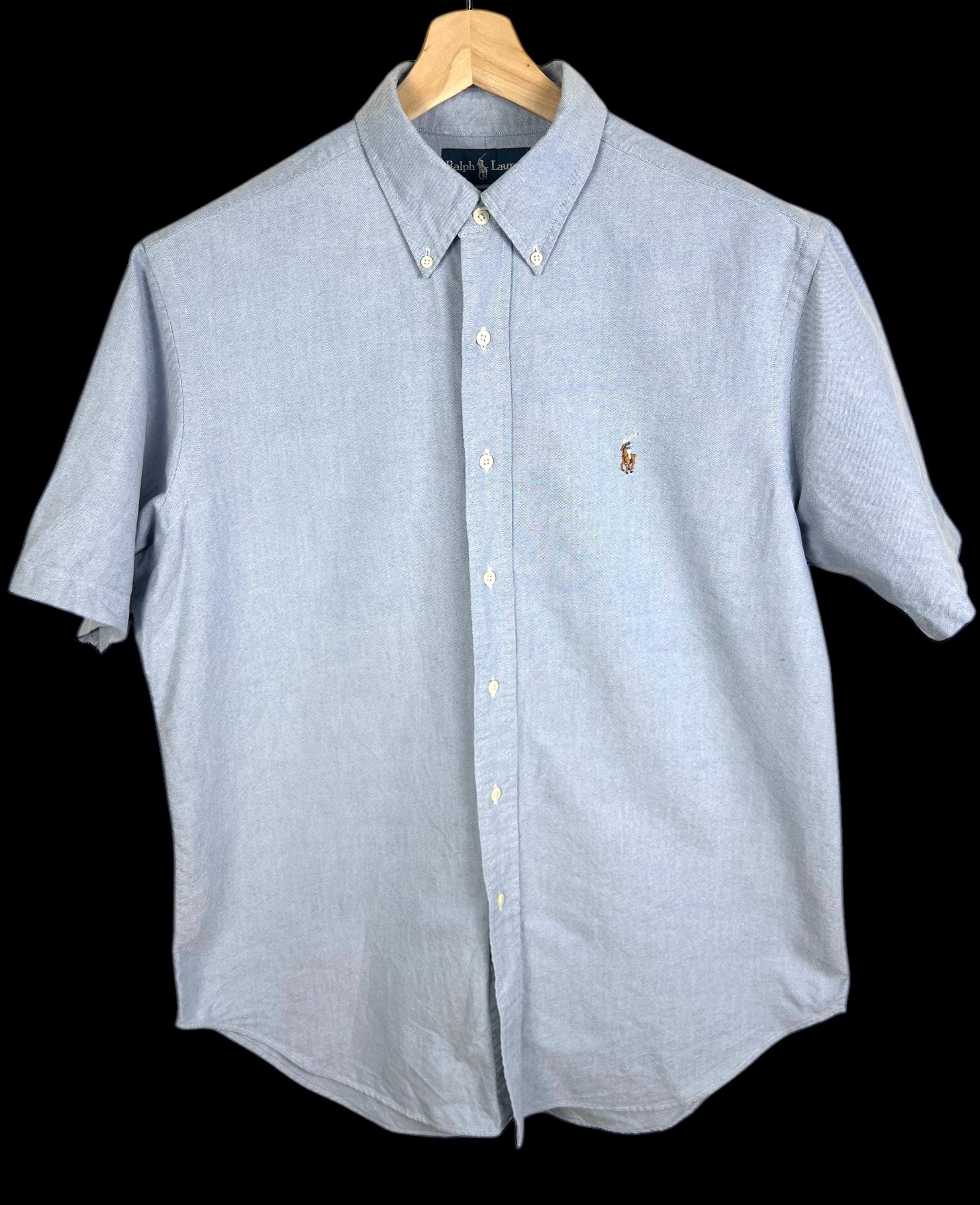 Vintage 1980s/1990s Polo Ralph Lauren Short-sleeve Oxford Cloth 