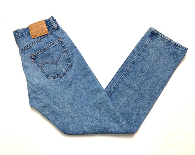 Vintage 1990s LEVI'S 501 Jeans Measure 32 X 33.25 Faded Boyfriend Jean ...