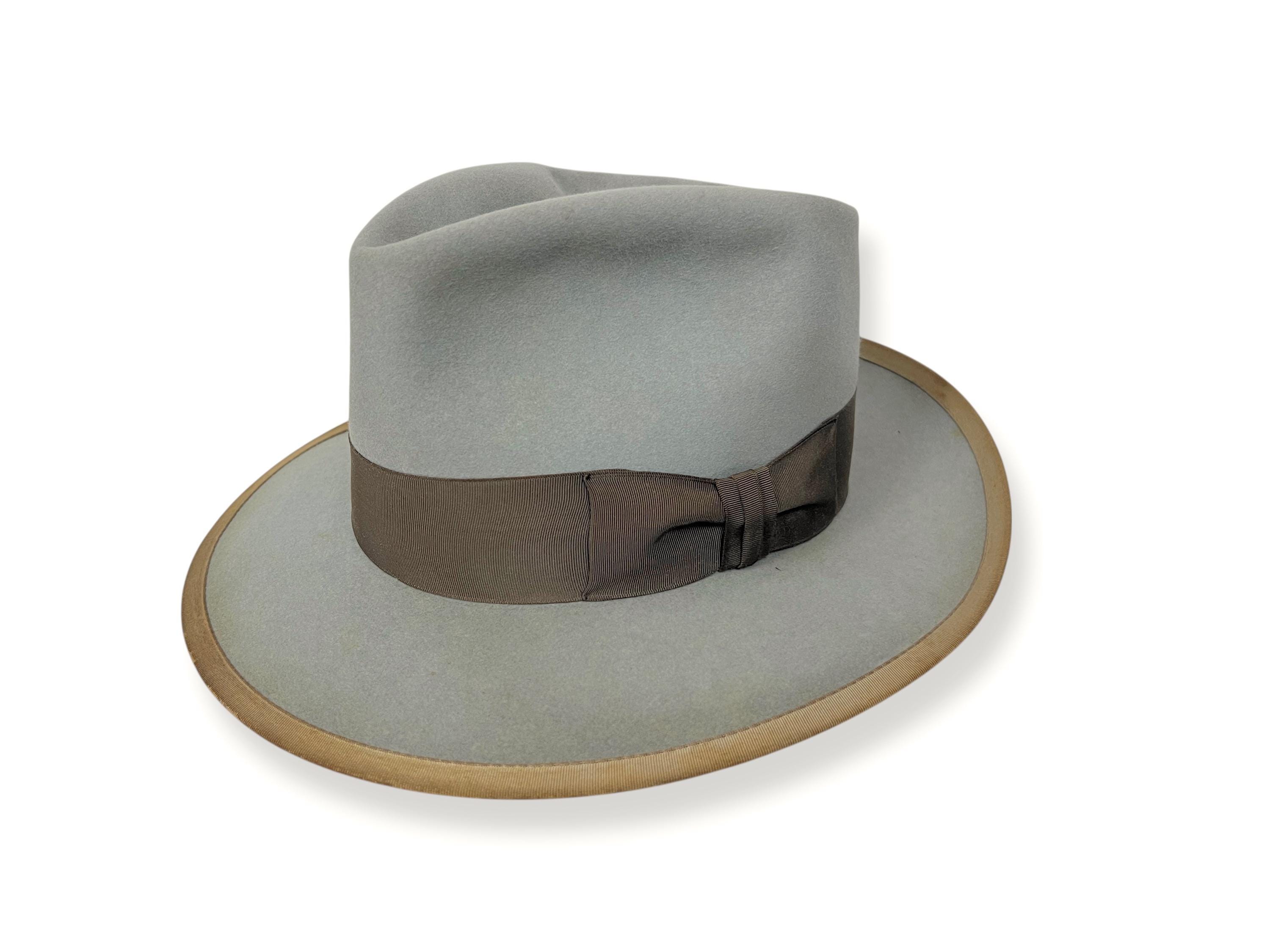 Vintage 1950s Royal STETSON WHIPPET Fedora W/ Box ~ Size 7 1/8