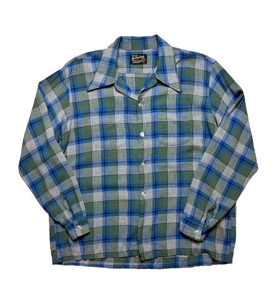 Vintage 1950s/1960s DOMINION CLOTH Rayon Sport Shirt ~ XL Vintage 1950s/1960s DOMINION CLOTH Rayon Sport Shirt ~ XL