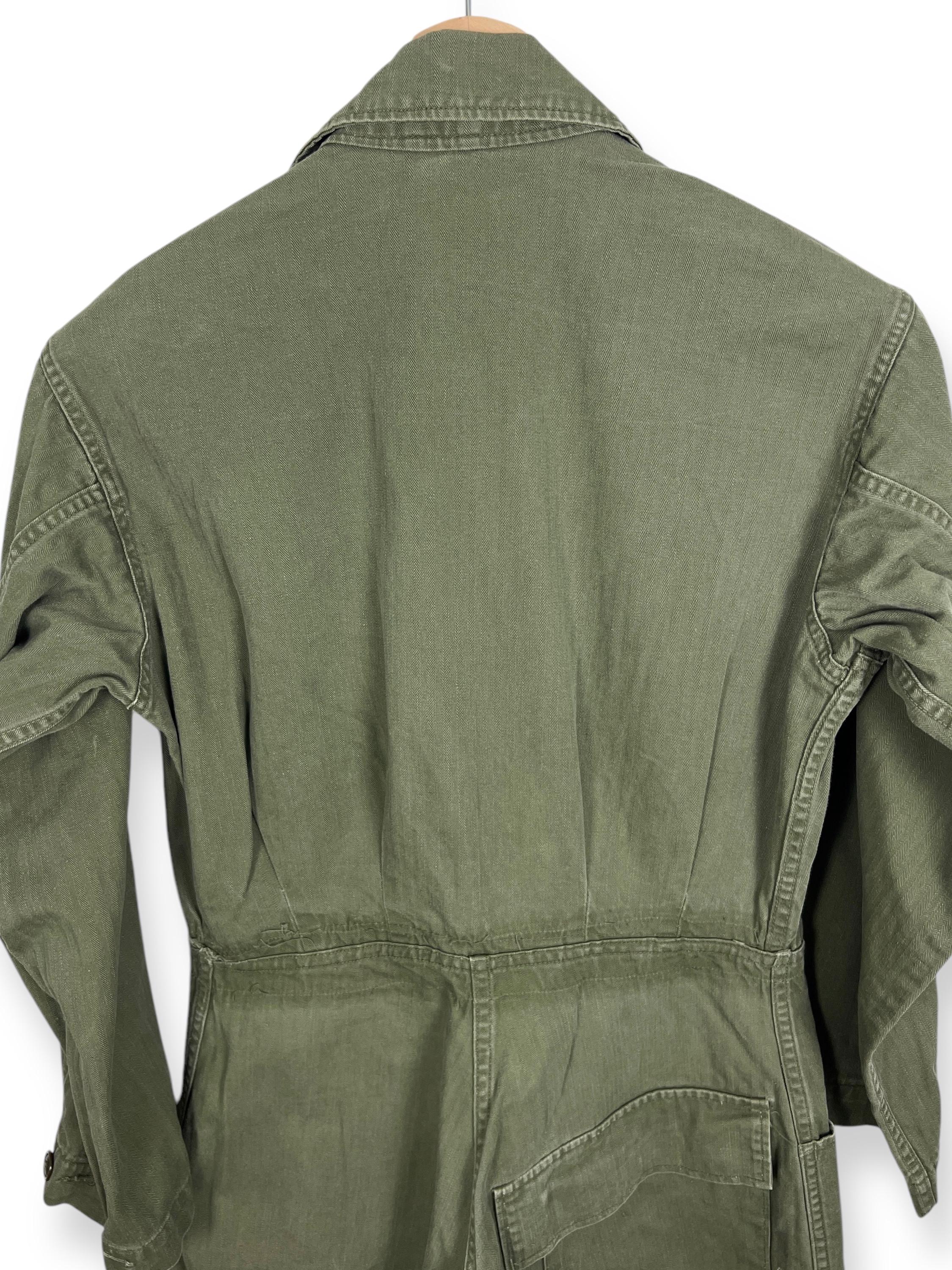 Vintage WWII US Army HBT Coveralls ~ S ~ Military / Work Wear