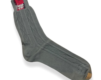 Neu w/ Tags ~ Vintage 1930s/1940s SUPERSPUN Mens' Hosiery Dress Socks ~ Durene Mercerized Cotton ~ Art Deco ~ Deadstock / NOS