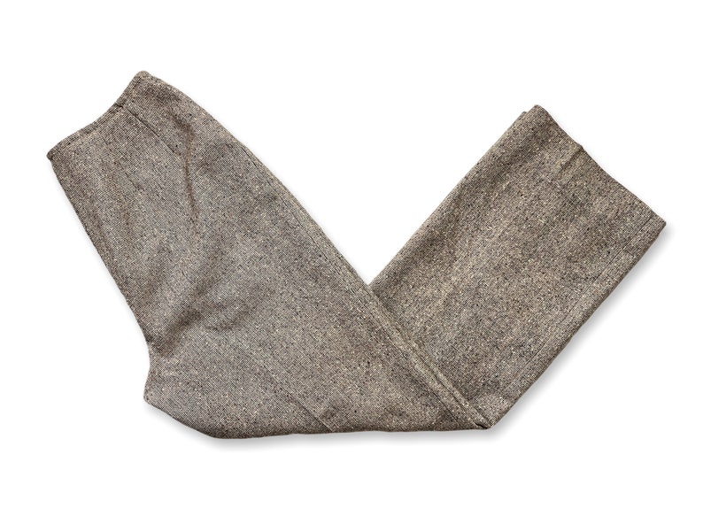 Vintage 1960s/1970s Women's PENDLETON Wool Trousers 28 Waist Donegal Tweed Pants image 2