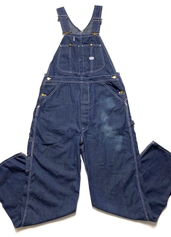 Vintage 1970s LEE Denim Overalls ~ size S to M ~ W