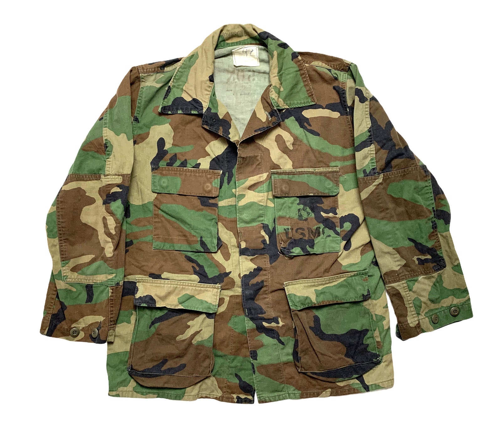 Vintage US Marine Corps Camouflage Jacket size Medium Short | Etsy