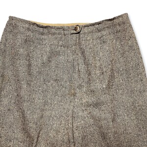 Vintage 1960s/1970s Women's PENDLETON Wool Trousers 28 Waist Donegal Tweed Pants image 3