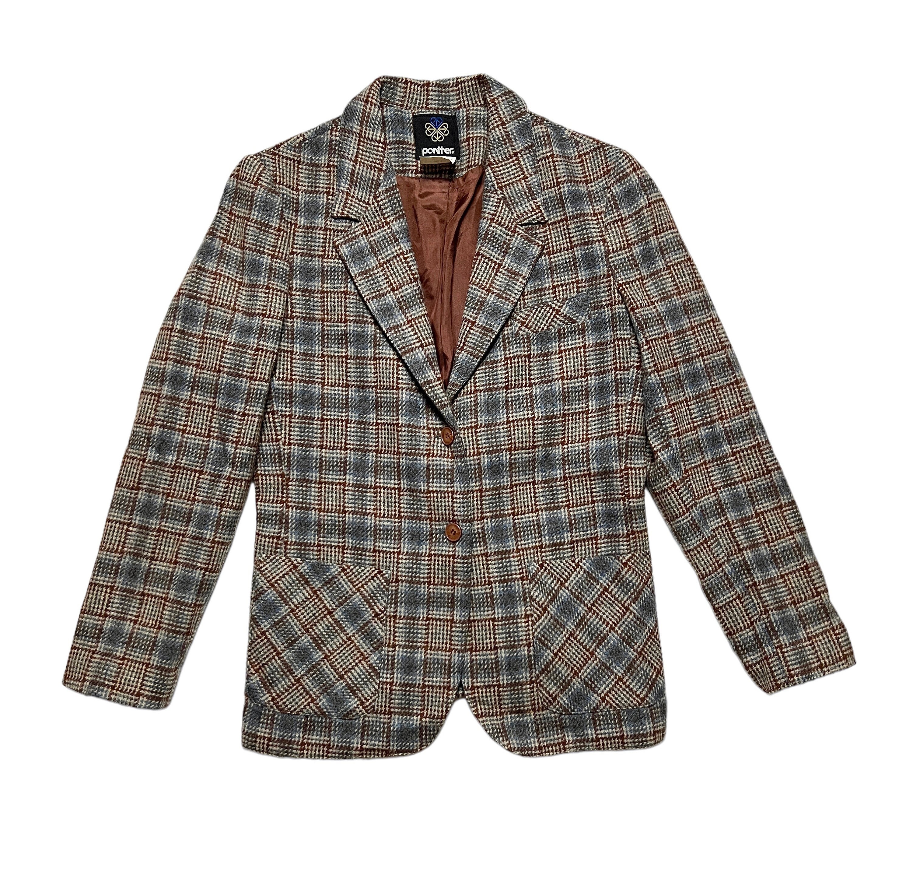 Burberry Tweed Coat - Etsy Burberry Tweed Coat - Etsy