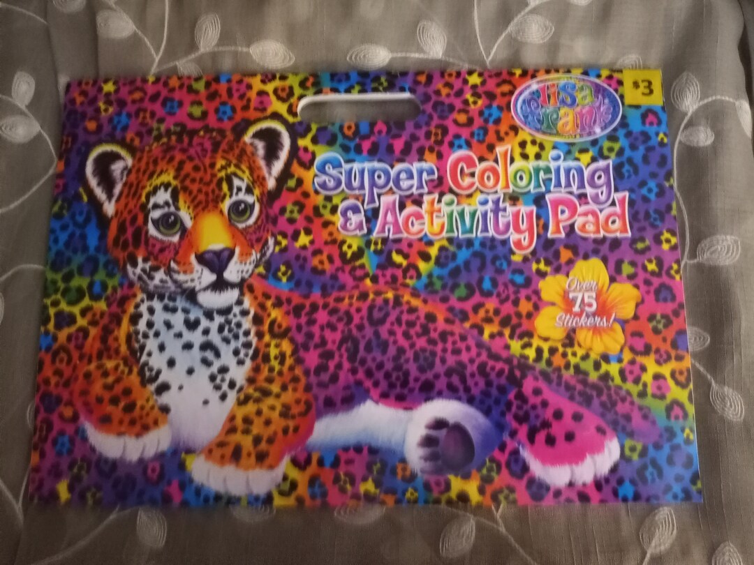New Lisa Frank Super Coloring and Activity Pad With Colorful Fun ...