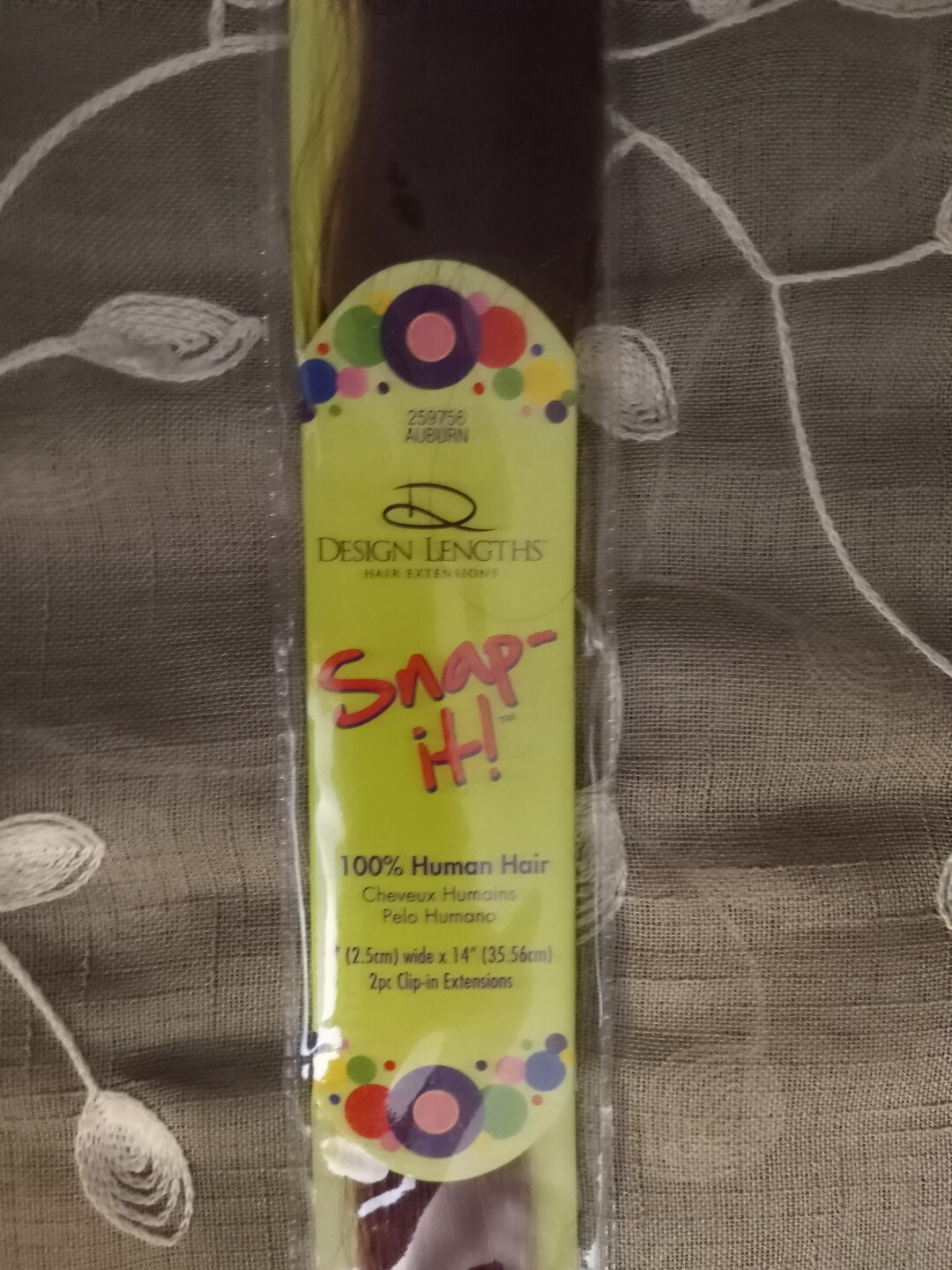 New in Package Design Lengths Snap It Hair Extensions Auburn Etsy