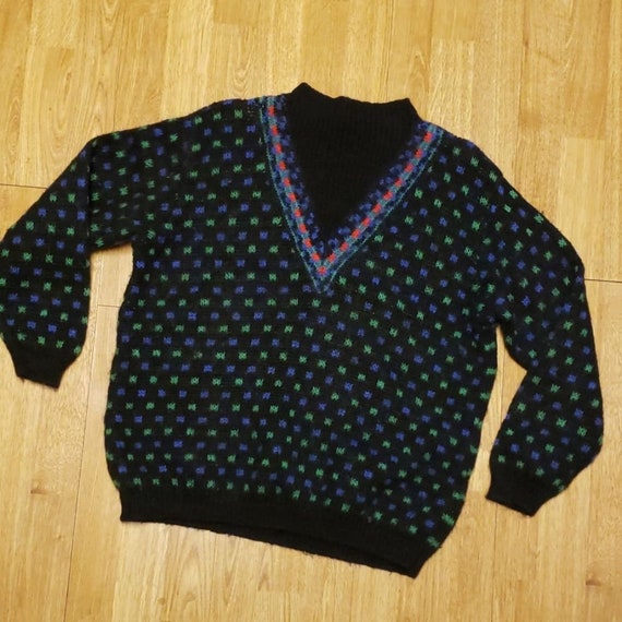 Vintage Benetton mock neck sweater