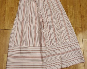 Falda de algodón a rayas Vintage Benetton sz 40/4