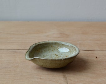 Moss wood ash glaze Condiment dish