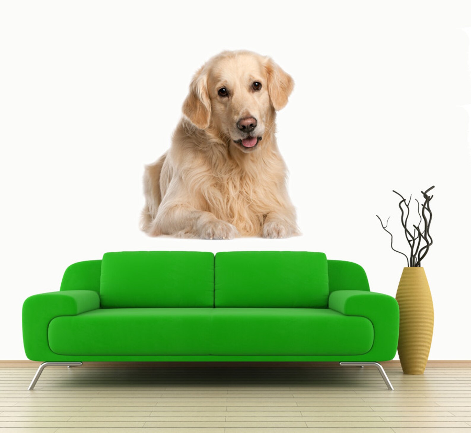 Golden Retriever Dog Wall Decal Nursery Decor Dog Wall Etsy
