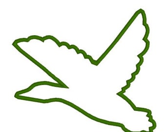 Applikation Stickdatei Stickdatei Design Pattern Fliegende Stockente Ente