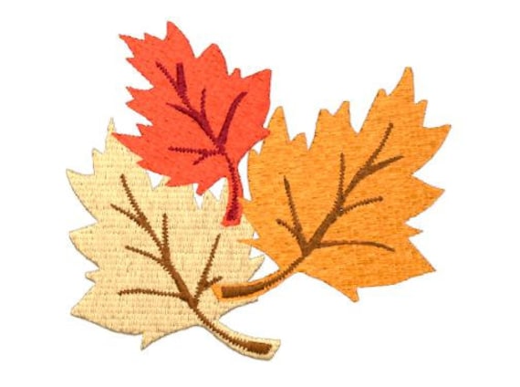 Instant Download Machine Embroidery Embroidery Designs Fall Leaves Machine Embroidery Design Embroidery Files Embroidery Patterns