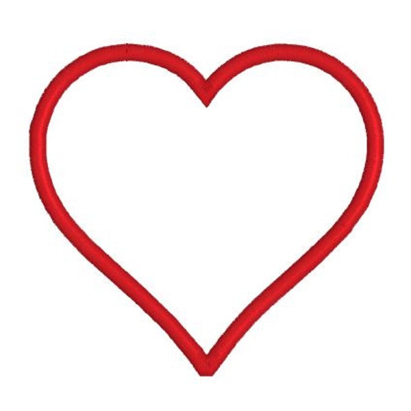 Small Heart Embroidery Design Etsy
