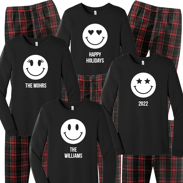 Smiley Face Pajamas Etsy