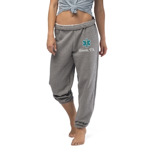 Nurse Sweats, OVERSIZED Boyfriend Sweatpants, Nurse Joggers, Custom Apparel for Nurses, Personalized Gifts for Nurses, RN Sweats
