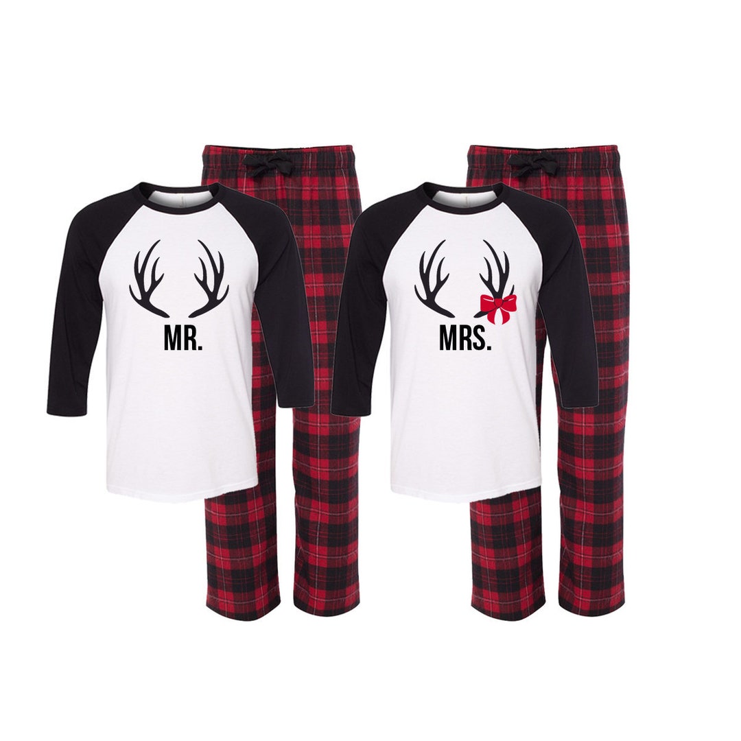 Take A Look About Mr And Mrs Xmas Pjs