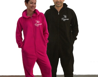 Mr. and Mrs. Fleece onesies, set of 2, Our First Christmas as Mr and Mrs, adult onesie, Mr. and Mrs., Matching pajamas, onesies for adults