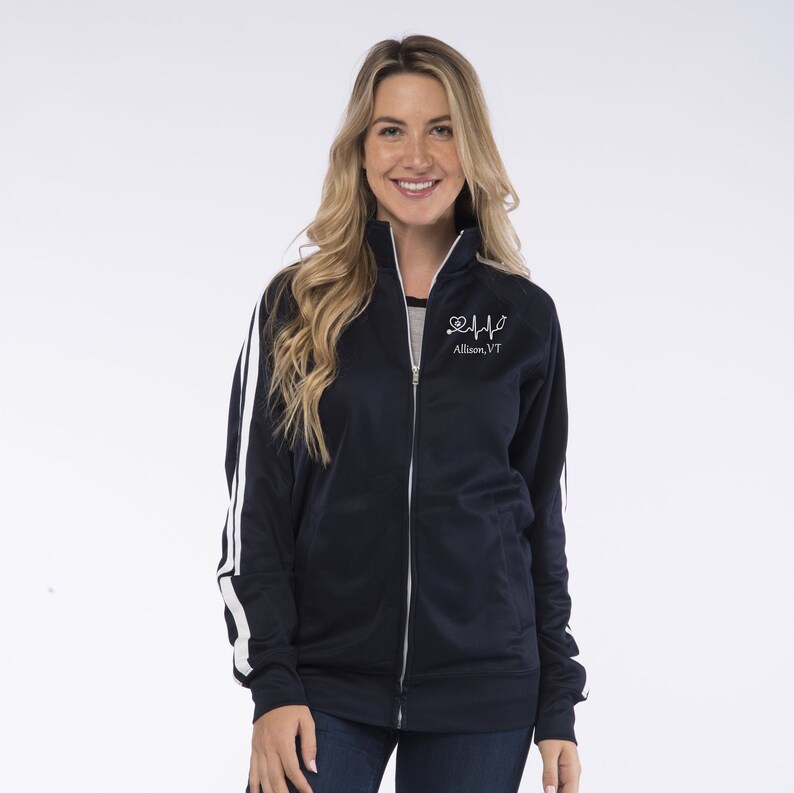 Vet Tech Track Jacket Vet Tech Apparel Personalized Track Etsy