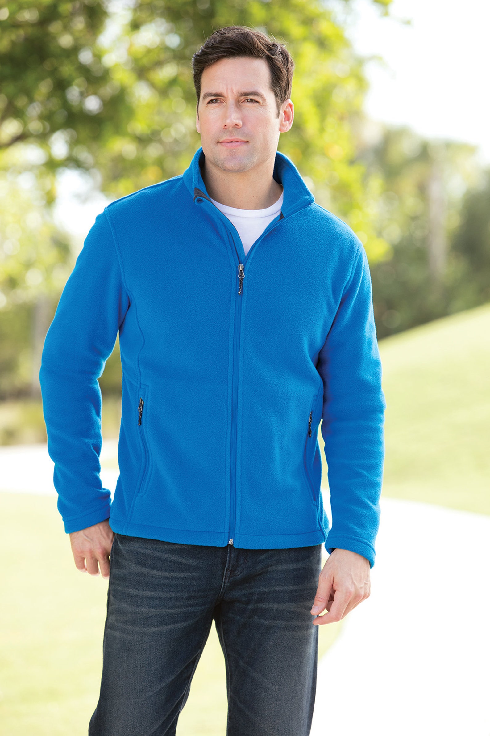 Male Nurse Jacket Midweight Fleece Zip Up Personalized Nurse Etsy