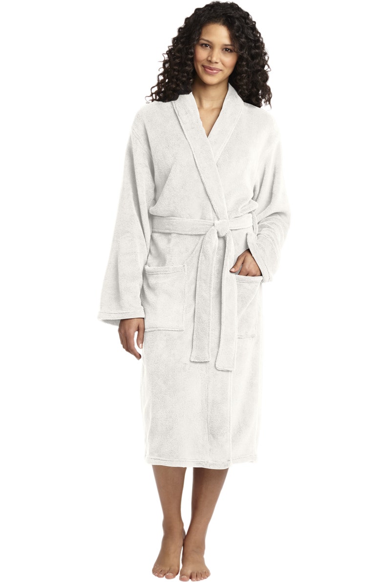 Mom Monogrammed Robe Mom Plush Microfleece Robe Spa Robe Etsy