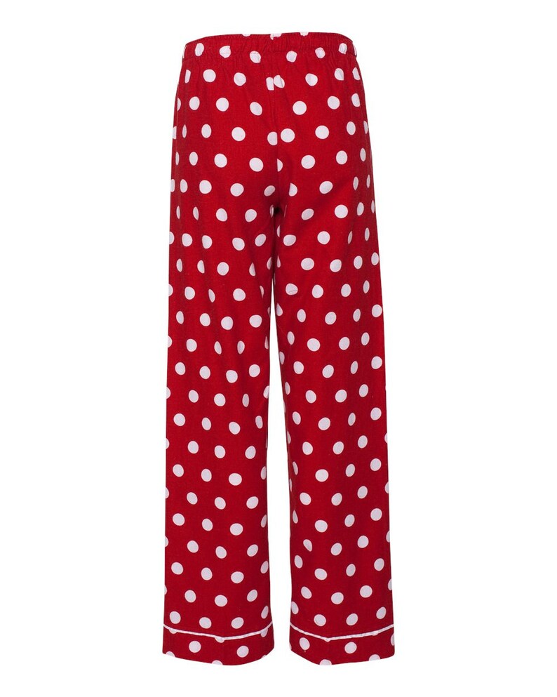 Monogrammed Flannel Pants in red personalized flannel pajama Etsy