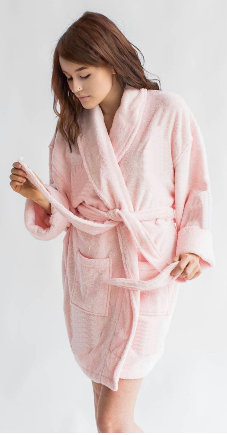 Monogrammed Short Terry Robe Personalized Terry Bath Robe Etsy Hong Kong