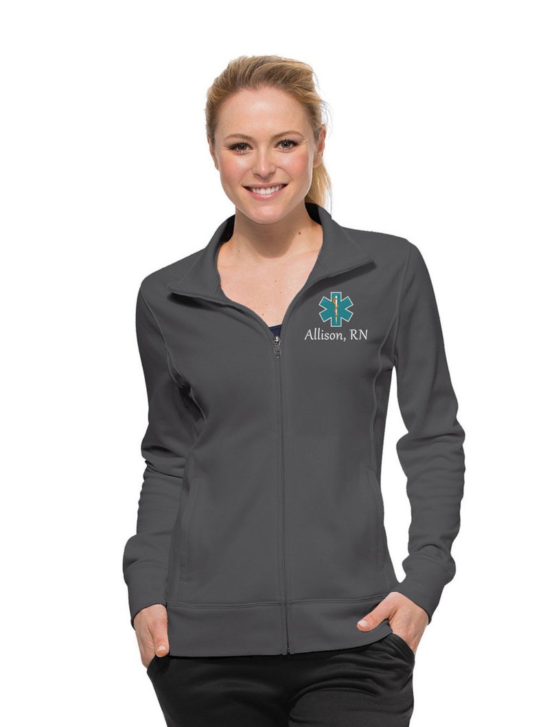 Chaqueta de enfermera chaqueta de vellón de enfermera Etsy