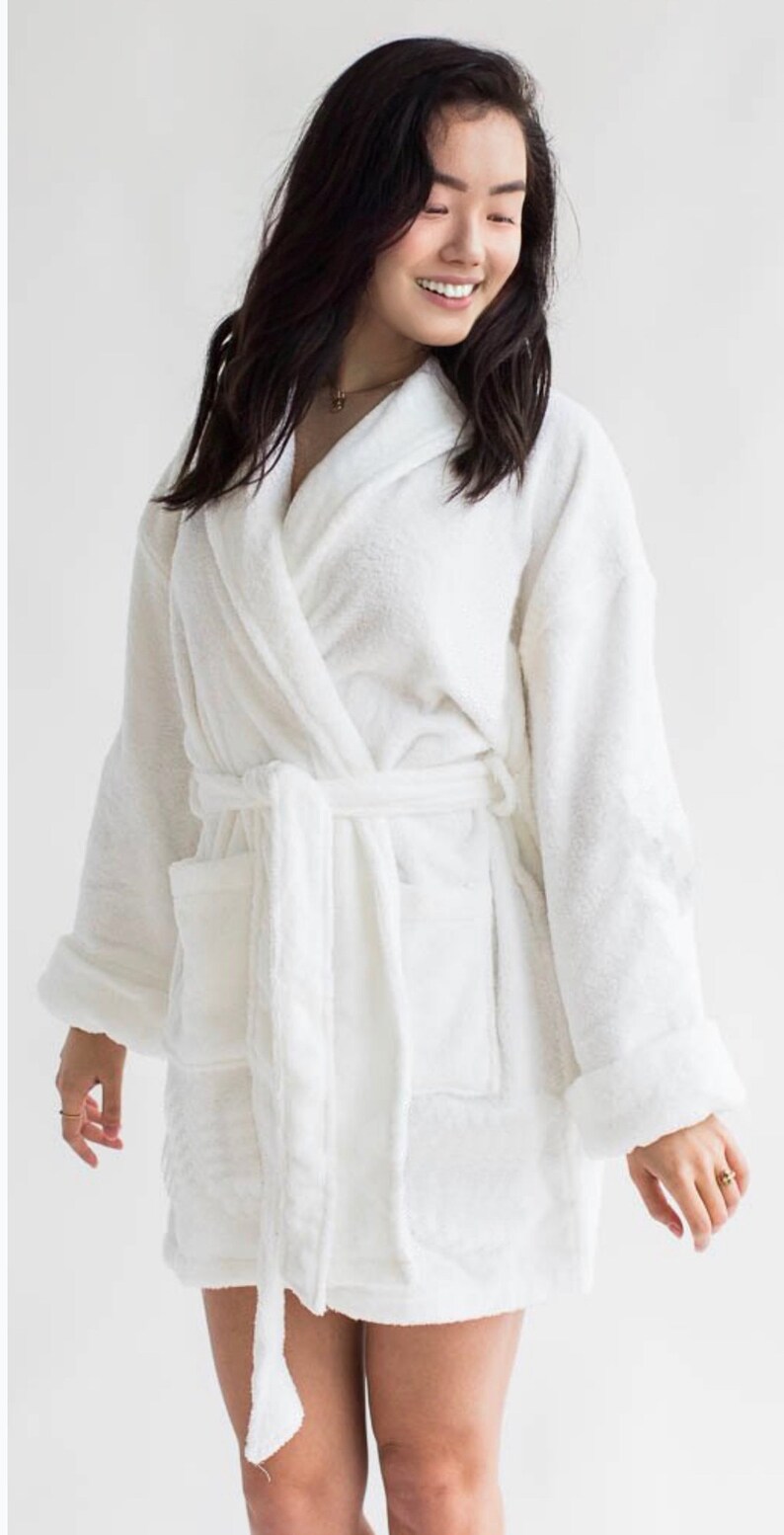 personalised terry towelling bathrobes