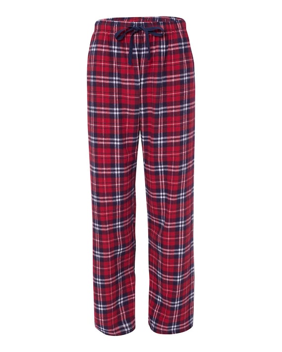 Men's Personalized Embroidered Monogram Flannel Pajama Pants