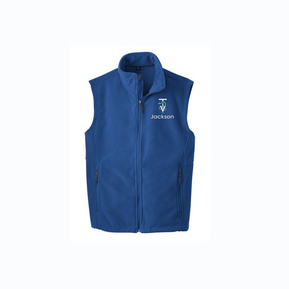 Vet Tech Mid Weight Fleece Vest, Vet Tech Apparel, Personalized Fleece Vest for Veterinary Technichians, Custom Vest for Veterinraians