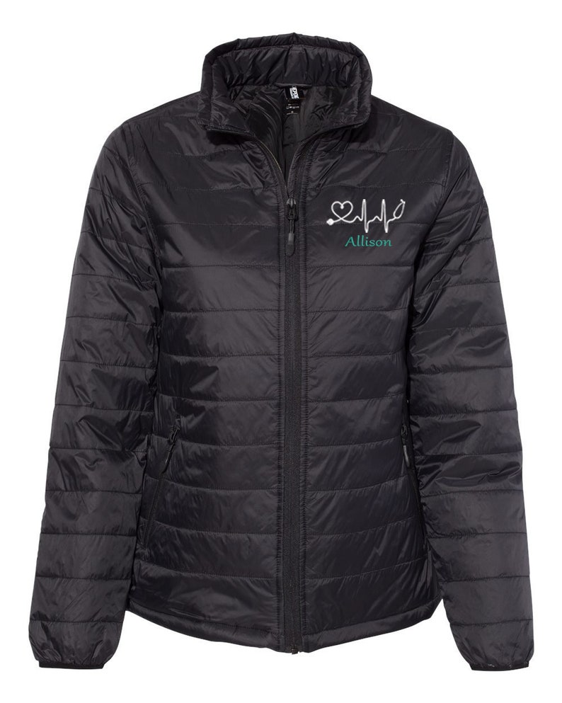 Nurse Puffer Jacket Personalized Gifts for Nurses Custom Etsy