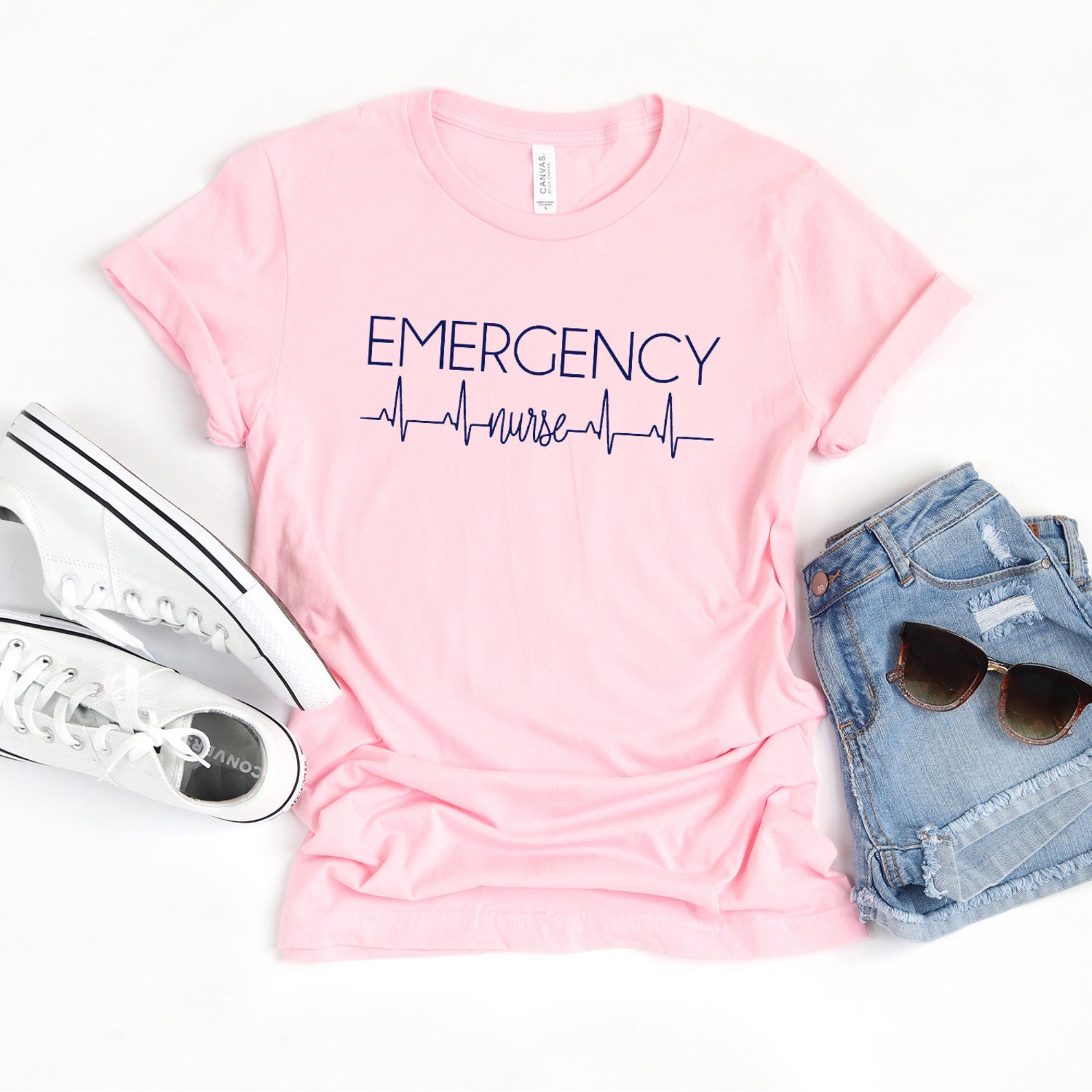 Emergency Nurse Tshirt ER Nurse Tee Gifts for Nurses Etsy