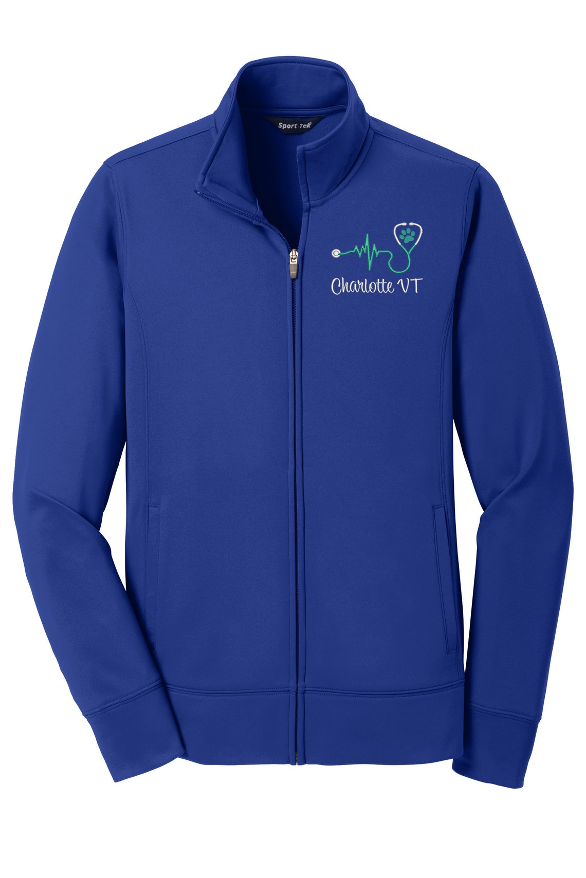 Vet Tech Moisture Wicking Fleece Jacket Vet Tech Apparel Etsy