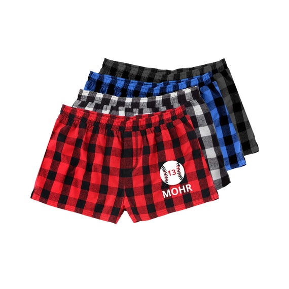 Softball Boxer Shorts Personalized Team 