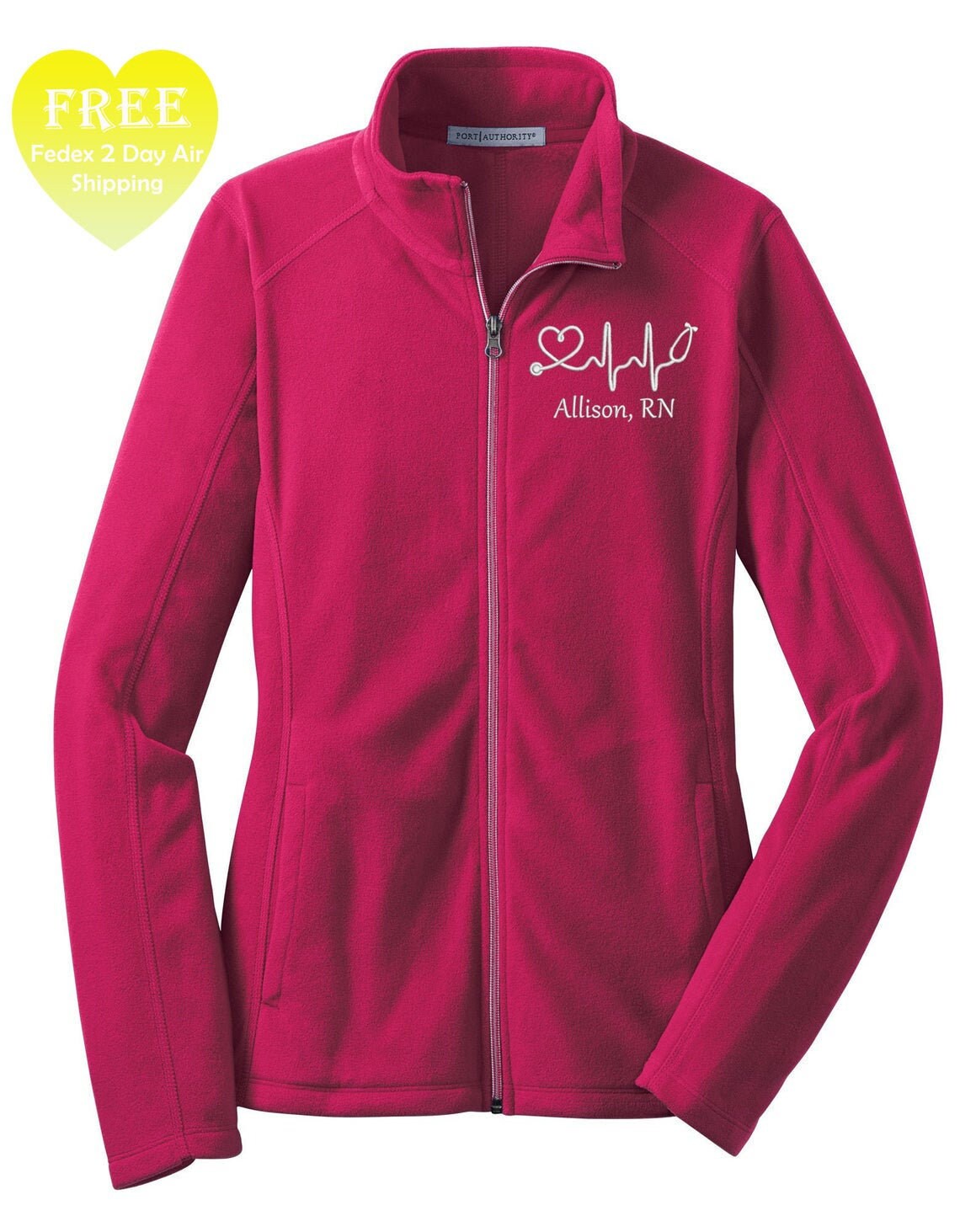 nursing zip up jacket