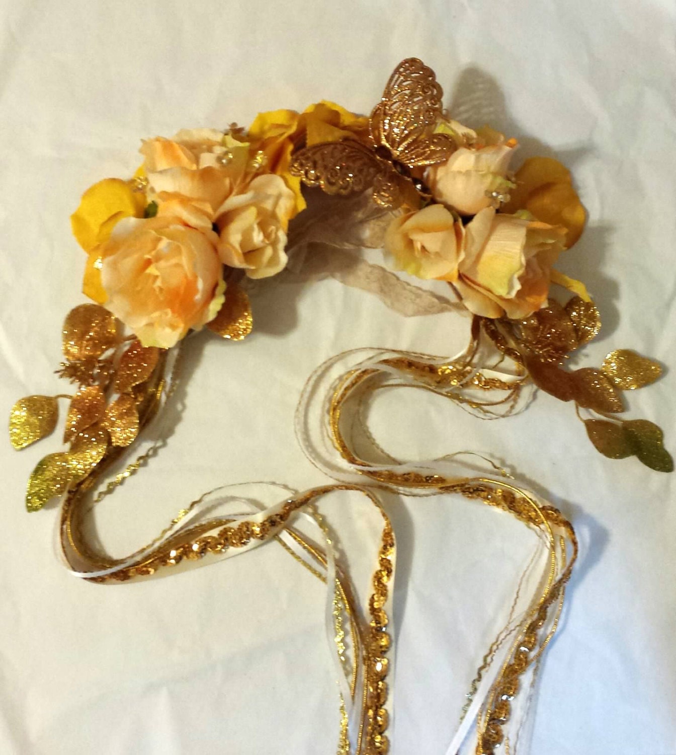 Halloween Costume Hair Accessory Golden Greek or Roman Etsy