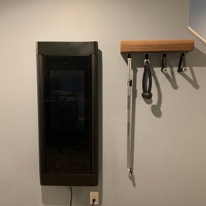 Solid Wood Tonal Accessory Floating Shelf