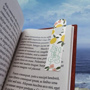 Hand-lettered Personalized "Oh happy day" Bookmark | custom gift | gift for her | christian gifts