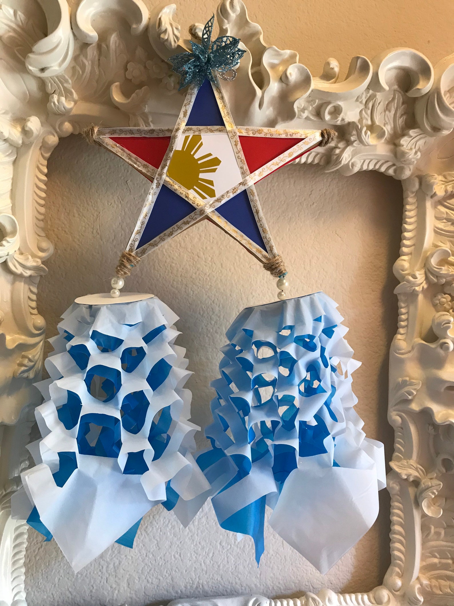 Traditional Philippine Parol Philippine Lantern Sun and