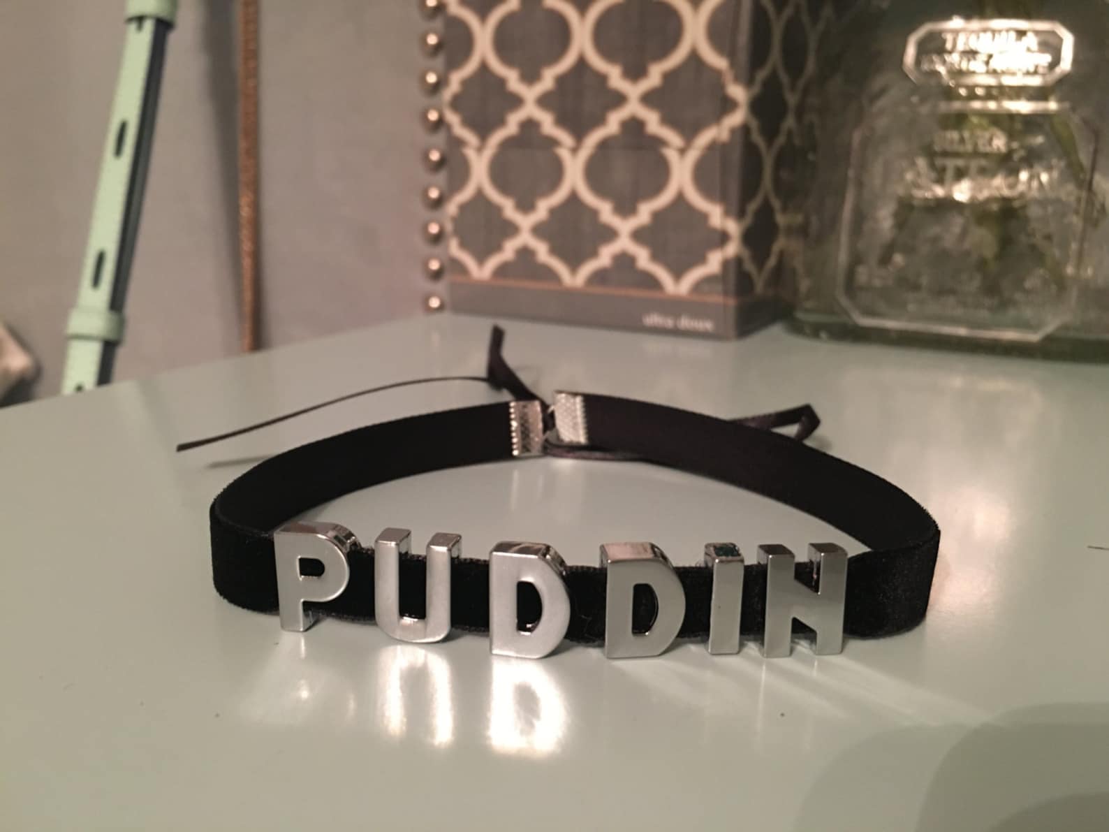 Puddin PUDDIN Harley Quinn Choker - Etsy