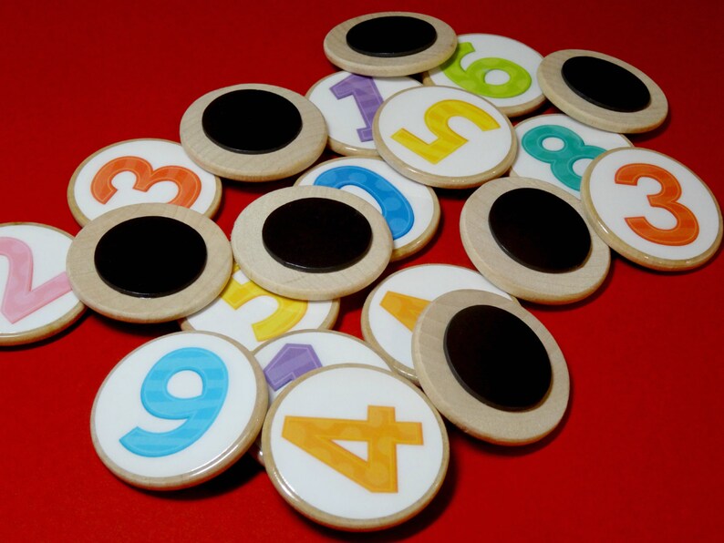 Wooden Number Numbers Set of 20 Number Etsy