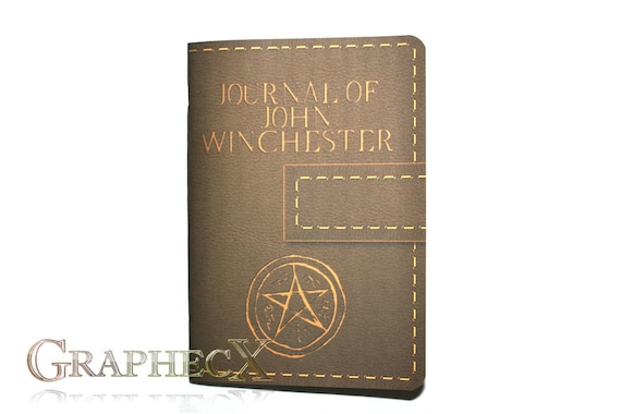 Le Journal Surnaturel De John Winchester Inspiré Dun Carnet | Etsy